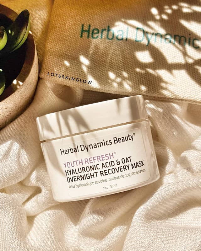Herbal Dynamics Beauty Youth Refresh® Hyaluronic Acid & Oat Overnight Recovery Mask review photo by Jonette