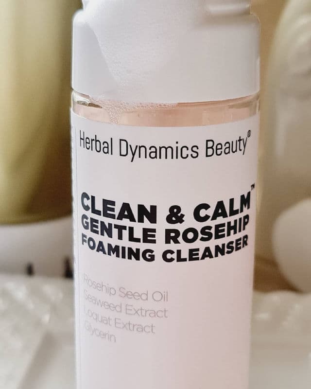 Herbal Dynamics Beauty Clean & Calm® Gentle Rosehip Foaming Cleanser review photo by Jonette