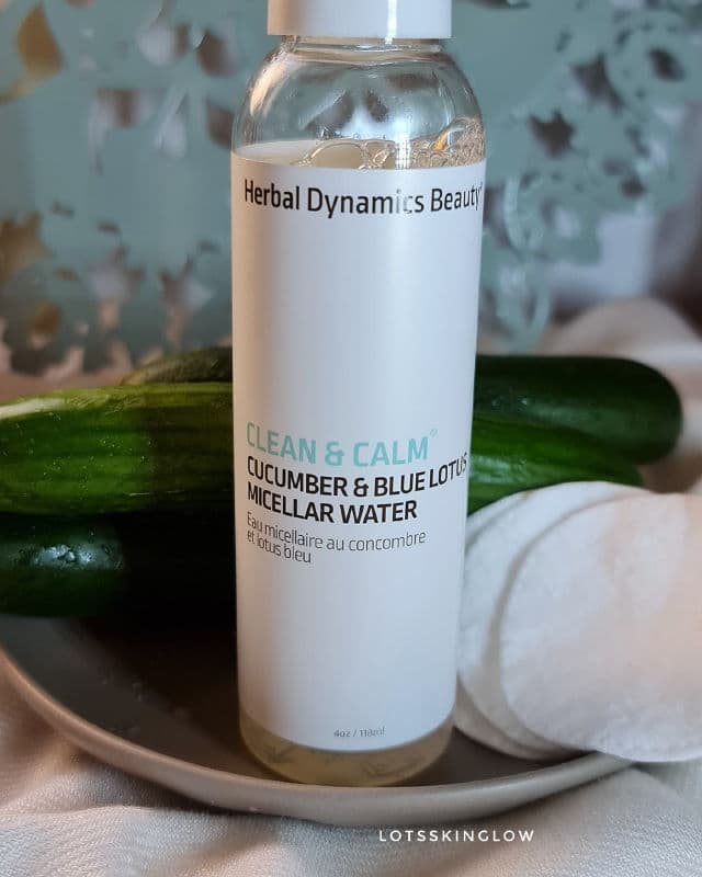 Herbal Dynamics Beauty Clean & Calm® Cucumber & Blue Lotus Micellar Water review photo by Jonette