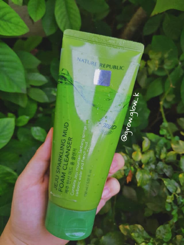 NATURE REPUBLIC Jeju Sparkling Mud Foam Cleanser review photo by KShonn