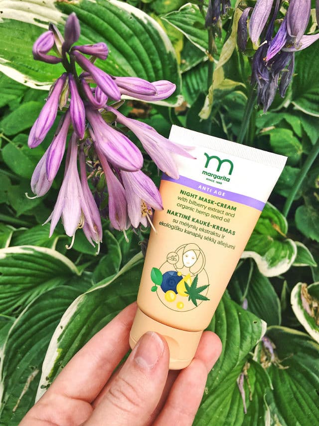 Margarita Anti Age Night Mask-cream With Bilberry Extract and Organic Hemp Seed review photo by KWYNBeauty