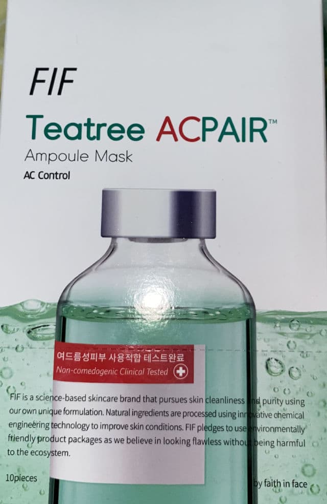 Faith in Face Tea Tree Acpair Ampoule Mask review photo by Kaiiixx