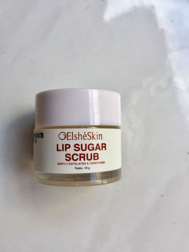 ElsheSkin Lip Sugar Scrub review photo by Kalpika