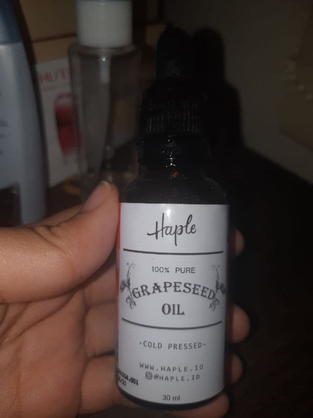 Haple Grapeseed Oil  review photo by Skincarediaryy