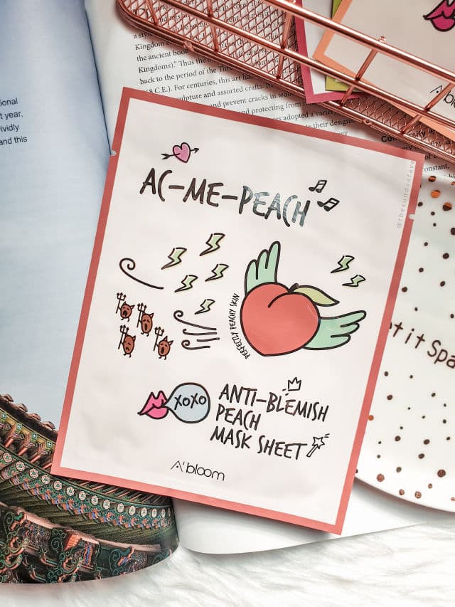 A'bloom AC-Me-Peach Anti-Blemish Peach Mask review photo by thesundaefave