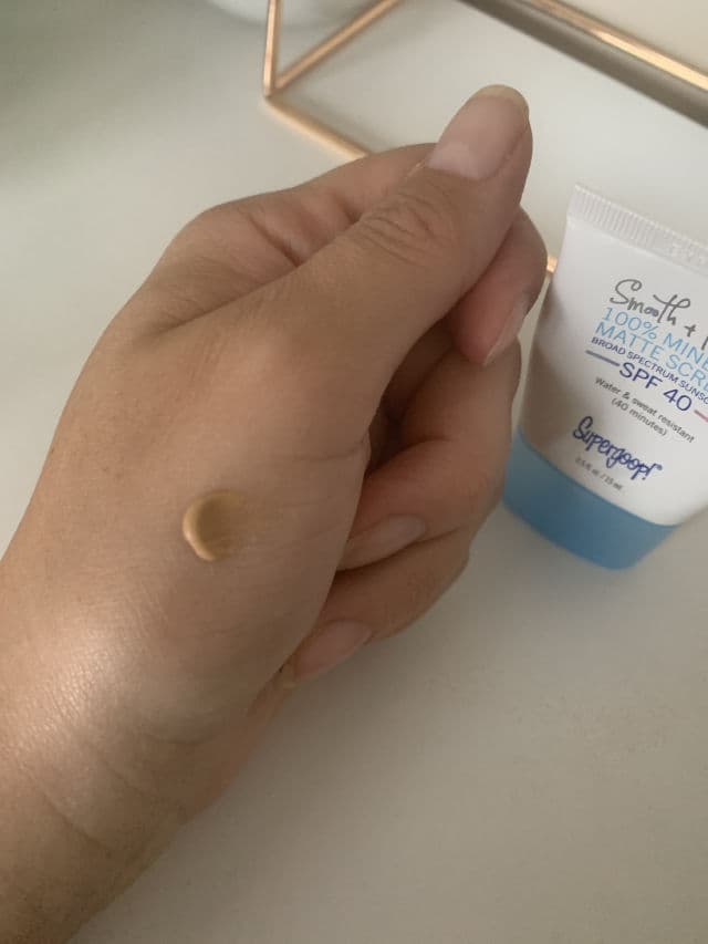 Supergoop! Smooth & Poreless 100% Mineral Matte Sunscreen Broad Spectrum SPF 40 review photo by Katerynabeauty