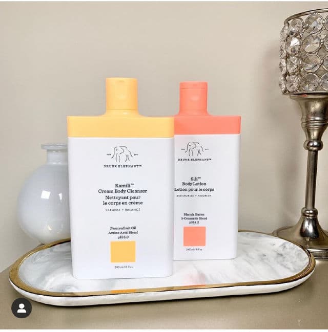 Drunk Elephant Kamili™ Cream Body Cleanser review photo by Katerynabeauty