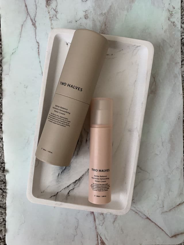 Two Halves Better Balance Nutrients Networking Water Cream review photo by Katerynabeauty