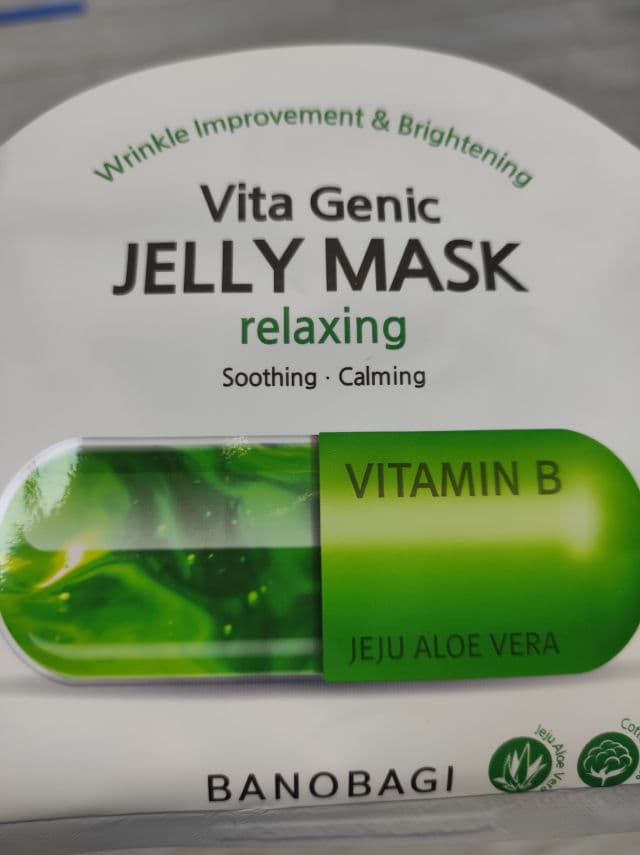 BANOBAGI Anti-Wrinkle Whitening Vita Genic Relaxing Jelly Mask review photo by Katherina