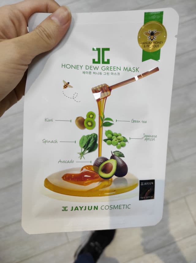 Jayjun Honey Dew Green Mask review photo by Katherina