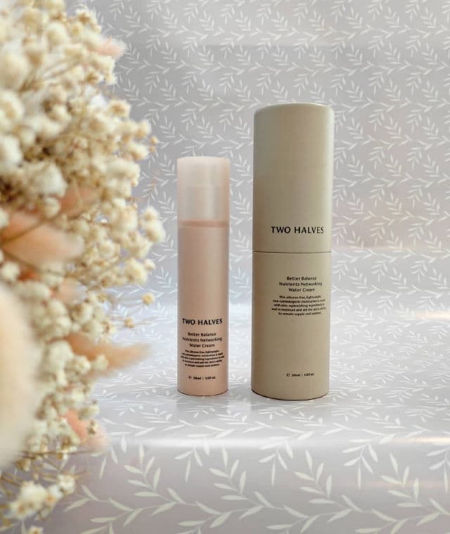 Two Halves Better Balance Nutrients Networking Water Cream review photo by Katherina