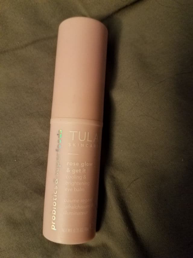 TULA Skincare Rose Glow & Get It Cooling & Brightening Eye Balm review photo by KattyKit