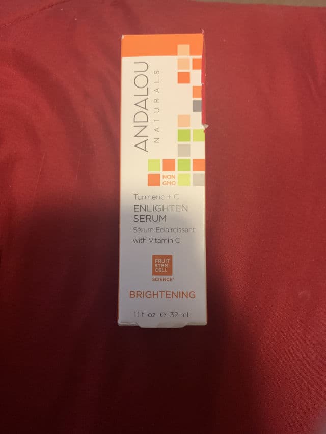 Andalou Naturals Turmeric + C Enlighten Serum review photo by Kaytie626