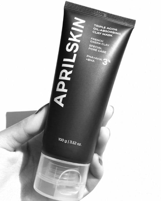 APRIL SKIN Triple Acids Oil Absorbing Clay Mask review photo by KentJ