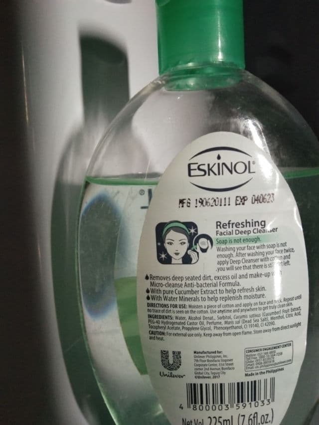 Eskinol Refreshing Facial Deep Cleanser Cucumber review photo by Keyyyylaki