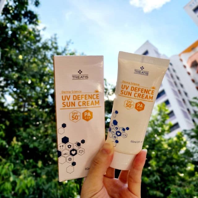 Treatis UV Defence Sun Cream SPF50+ review photo by Kikiliew