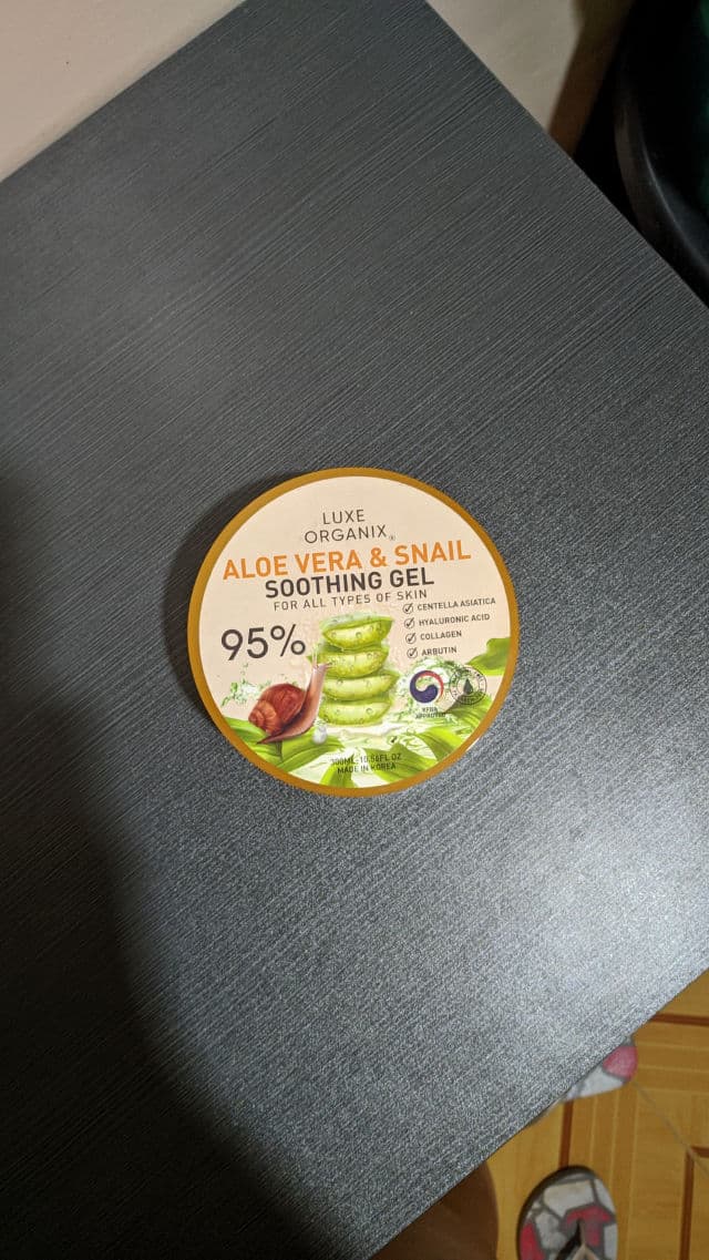 Luxe Organix Aloe Vera and Snail Soothing Gel review photo by Kirin