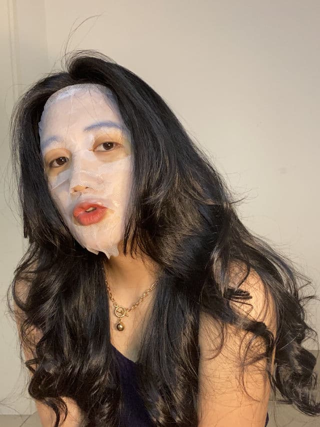 When Glamour Base Firming Premium Bio-Cellulose Sheet Mask review photo by Klinch