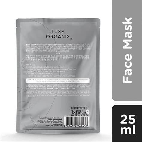 Luxe Organix Whitening Repair Serum Boost Sheet Mask review photo by KortniDru