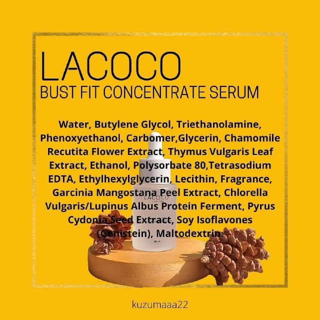 Lacoco en nature Bust Fit Concentrate Serum review photo by Kusuma