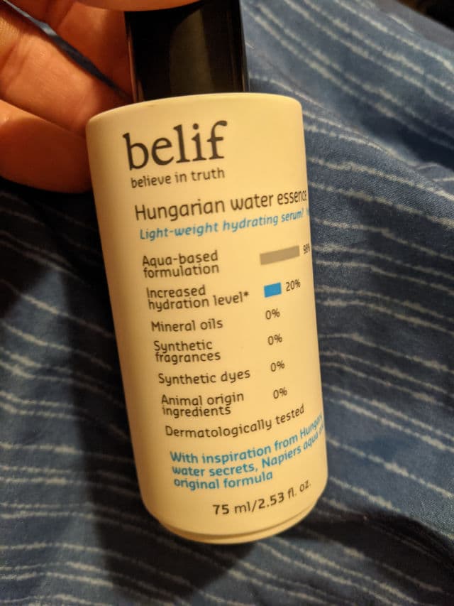 belif Hungarian water essence review photo by LaceyR