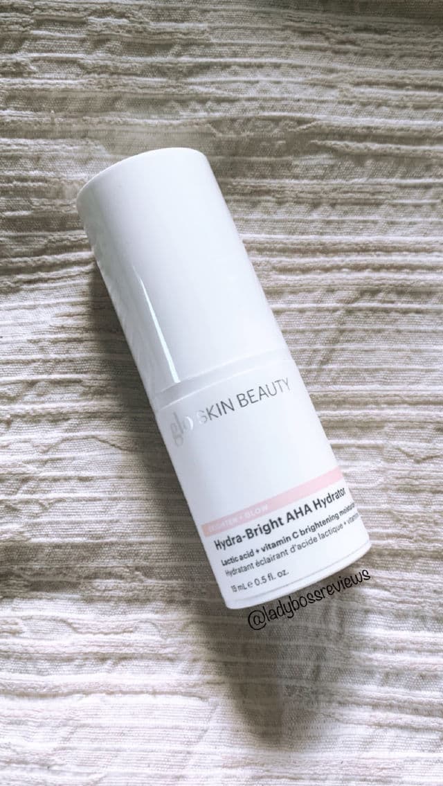 Glo Skin Beauty Hydra-Bright AHA Hydrator review photo by LadyBossReviews