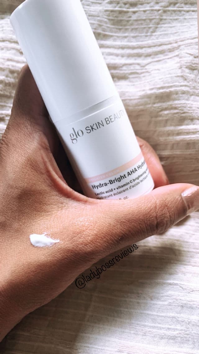 Glo Skin Beauty Hydra-Bright AHA Hydrator review photo by LadyBossReviews