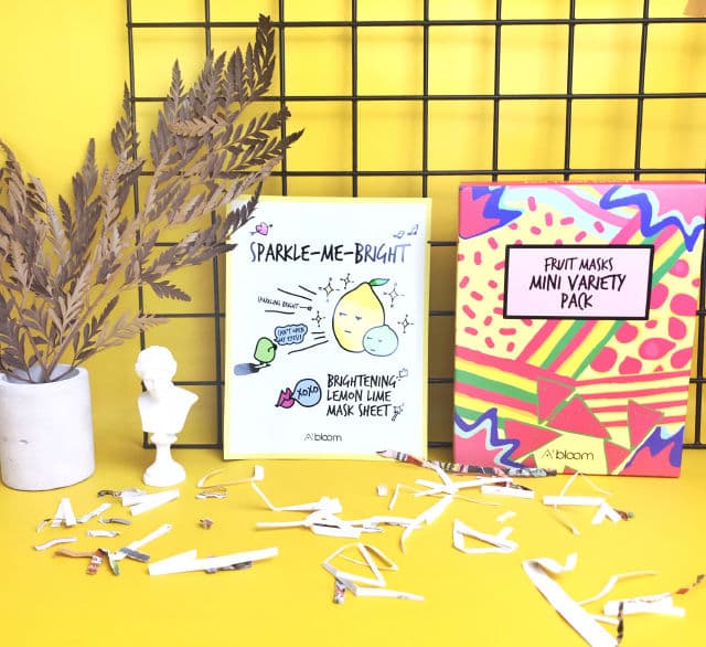 A'bloom Sparkle-Me-Bright Brightening Lemon Lime Mask review photo by Larastanie