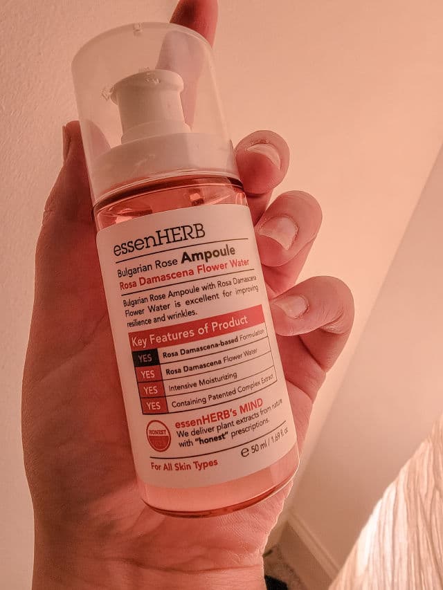 essenHERB Bulgarian Rose Ampoule review photo by LauraJayne