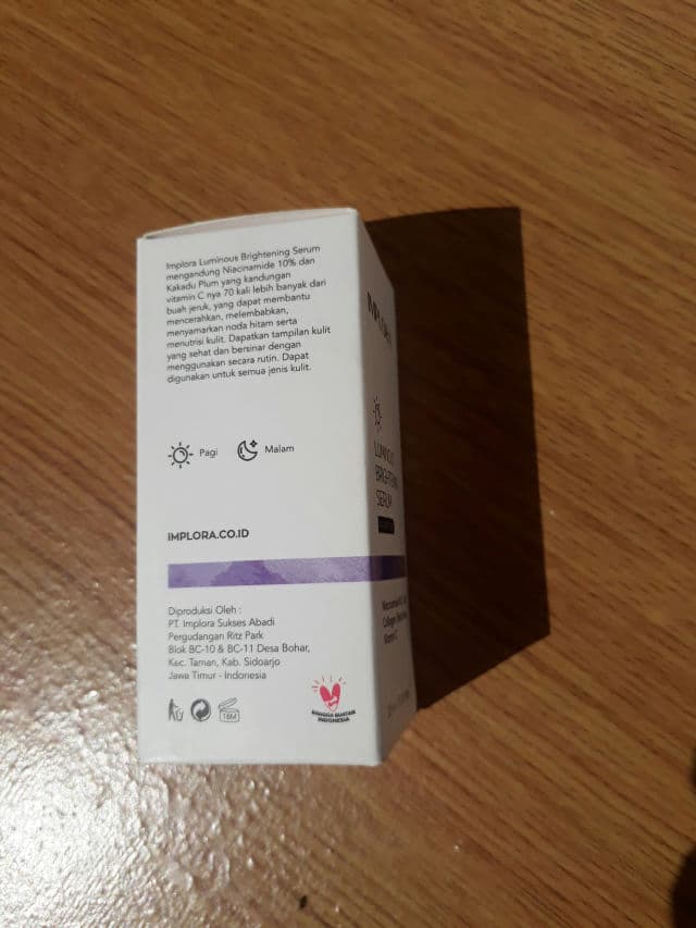 Implora Luminous Brightening Serum review photo by LiaSusilawati