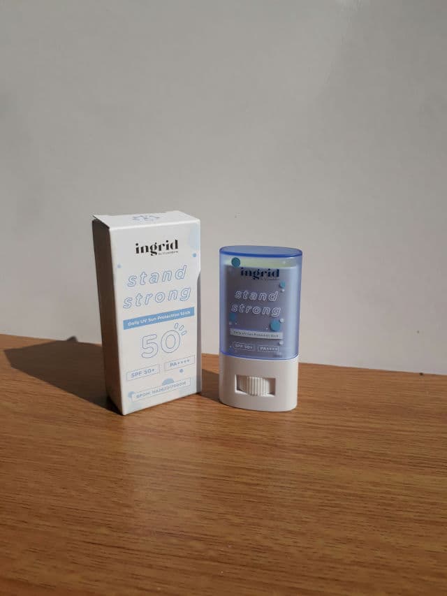 Ingrid Cosmetics Stand Strong Daily UV Sun Protection Stick  review photo by LiaSusilawati
