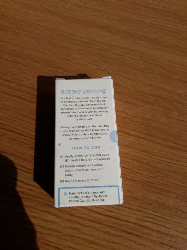 Ingrid Cosmetics Stand Strong Daily UV Sun Protection Stick  review photo by LiaSusilawati