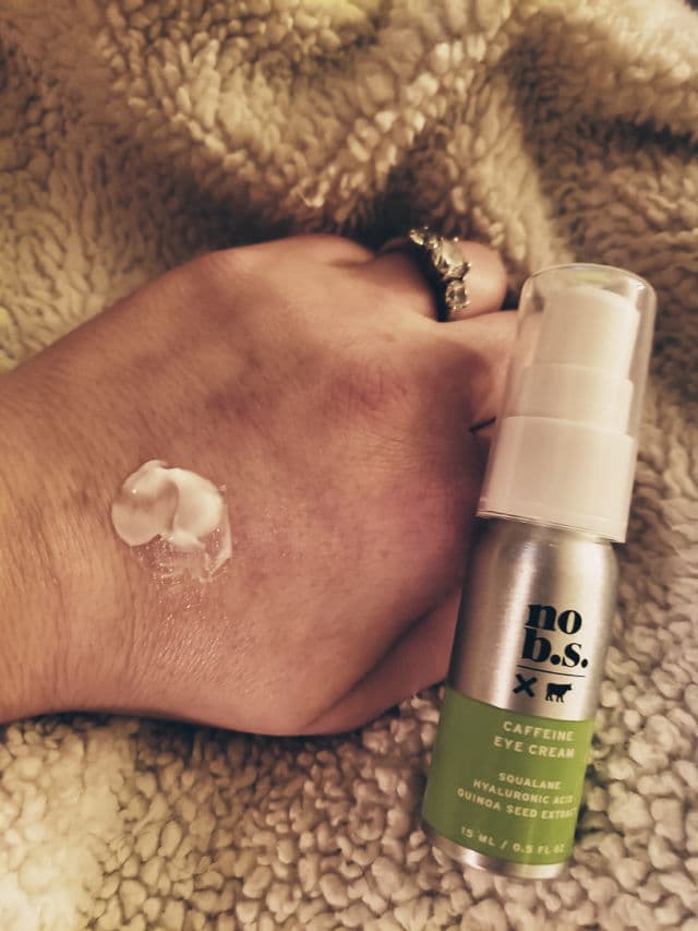 No B.S. Skin Care Caffeine Eye Cream review photo by SkinObsessedWavy
