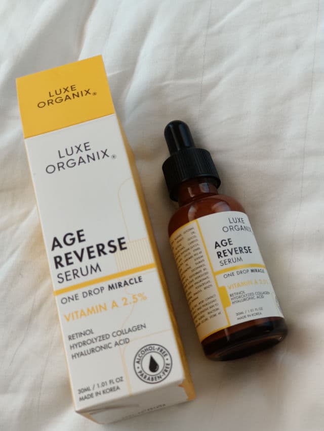 Luxe Organix Age Reverse Serum Vitamin A 2.5%  review photo by Liya