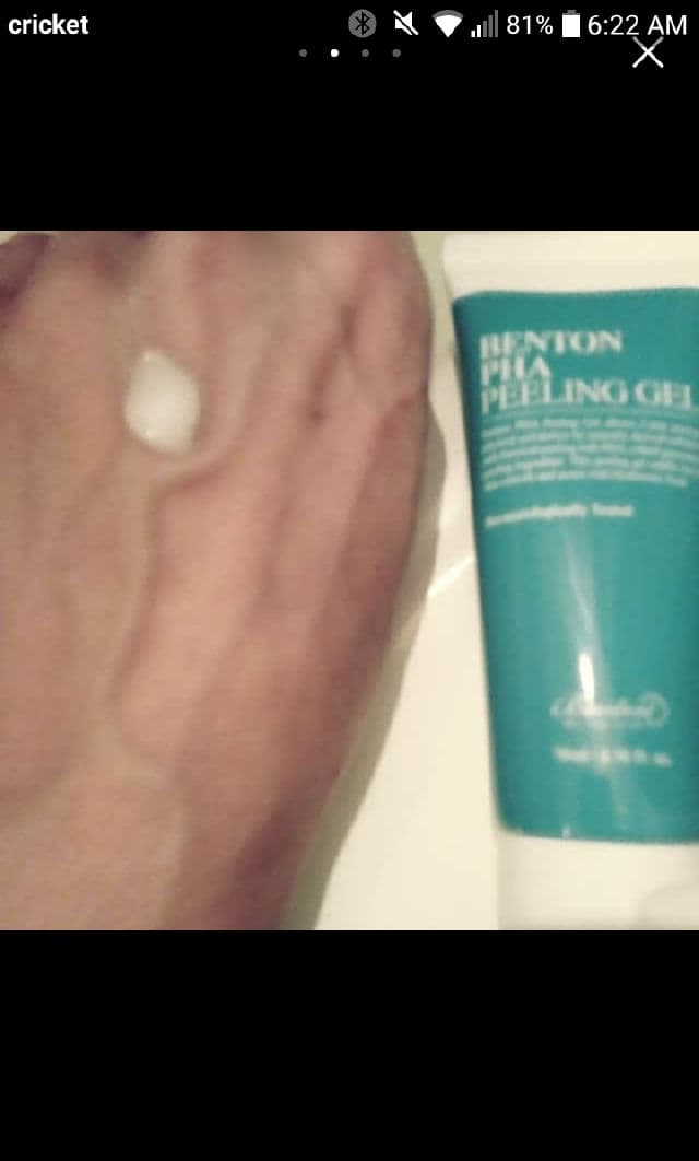 BENTON PHA Peeling Gel review photo by Lorelei