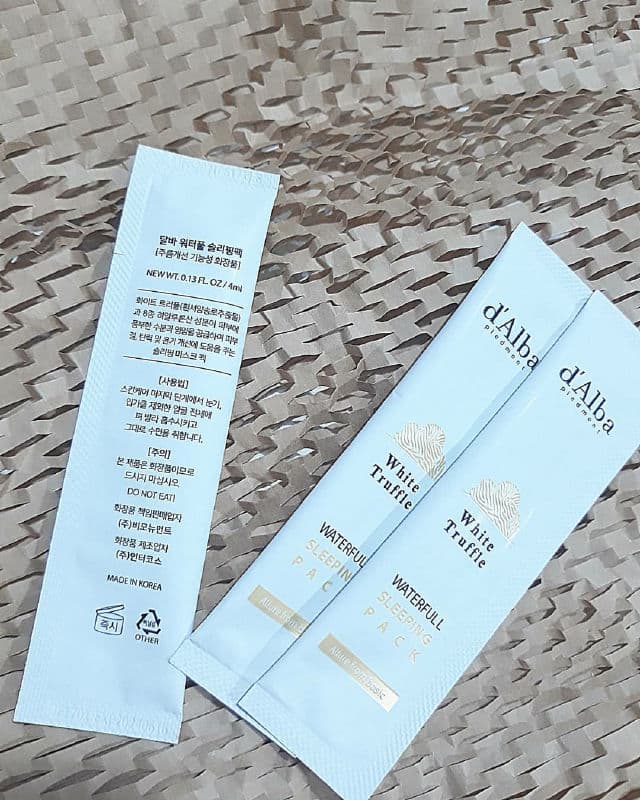 D' Alba Piedmont White Truffle Waterfull Sleeping Pack review photo by Lovable29