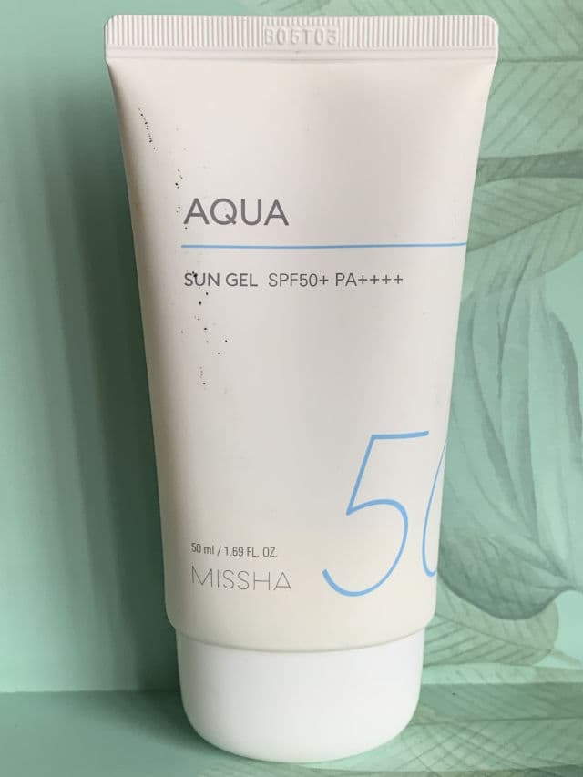 MISSHA All Around Safe Block Total Moisture Sun Gel SPF50+ PA+++  review photo by SCAinRecovery