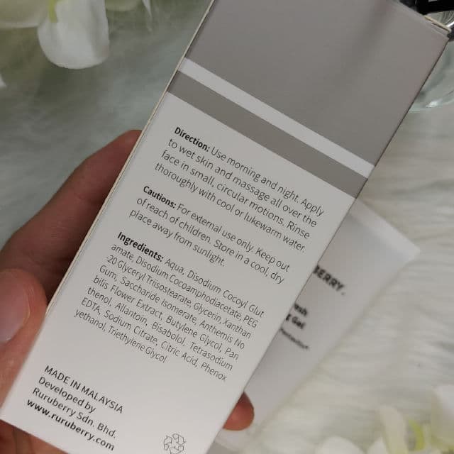 Ruruberry Gentle Fresh Cleansing Gel review photo by M.ATIF