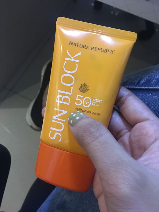 NATURE REPUBLIC California Aloe No Sebum Sunblock review photo by MKSolis