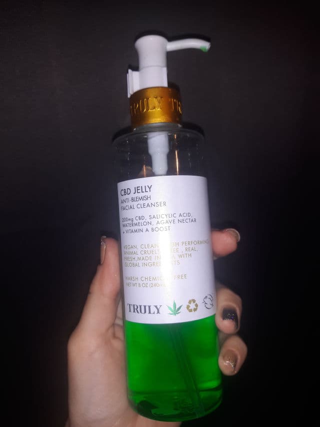 Truly CBD Jelly Anti-Blemish Facial Cleanser review photo by MVGNails