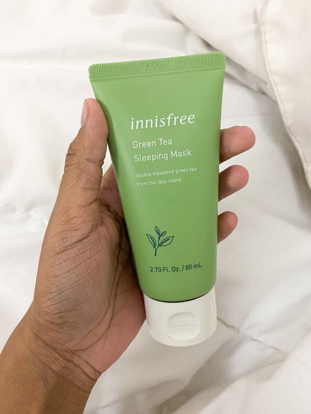 INNISFREE Hydrating Sleeping Mask with Green Tea review photo by PrincessBubblegum