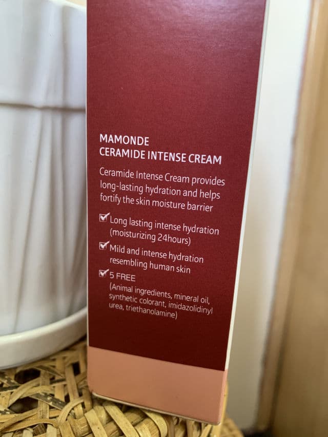 Mamonde Ceramide Intense Cream review photo by Majidah