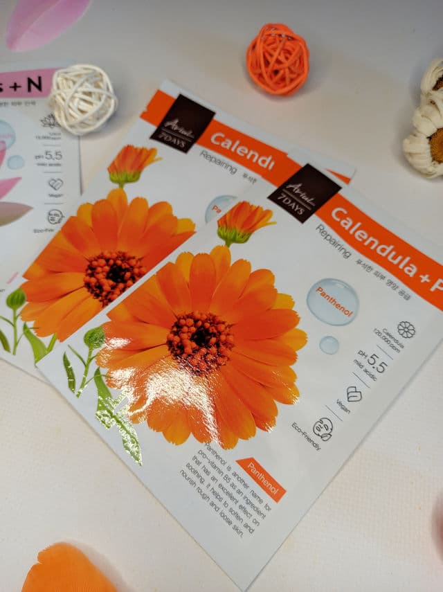 Ariul 7 Days Calendula + P Repairing Mask Sheet review photo by Mared