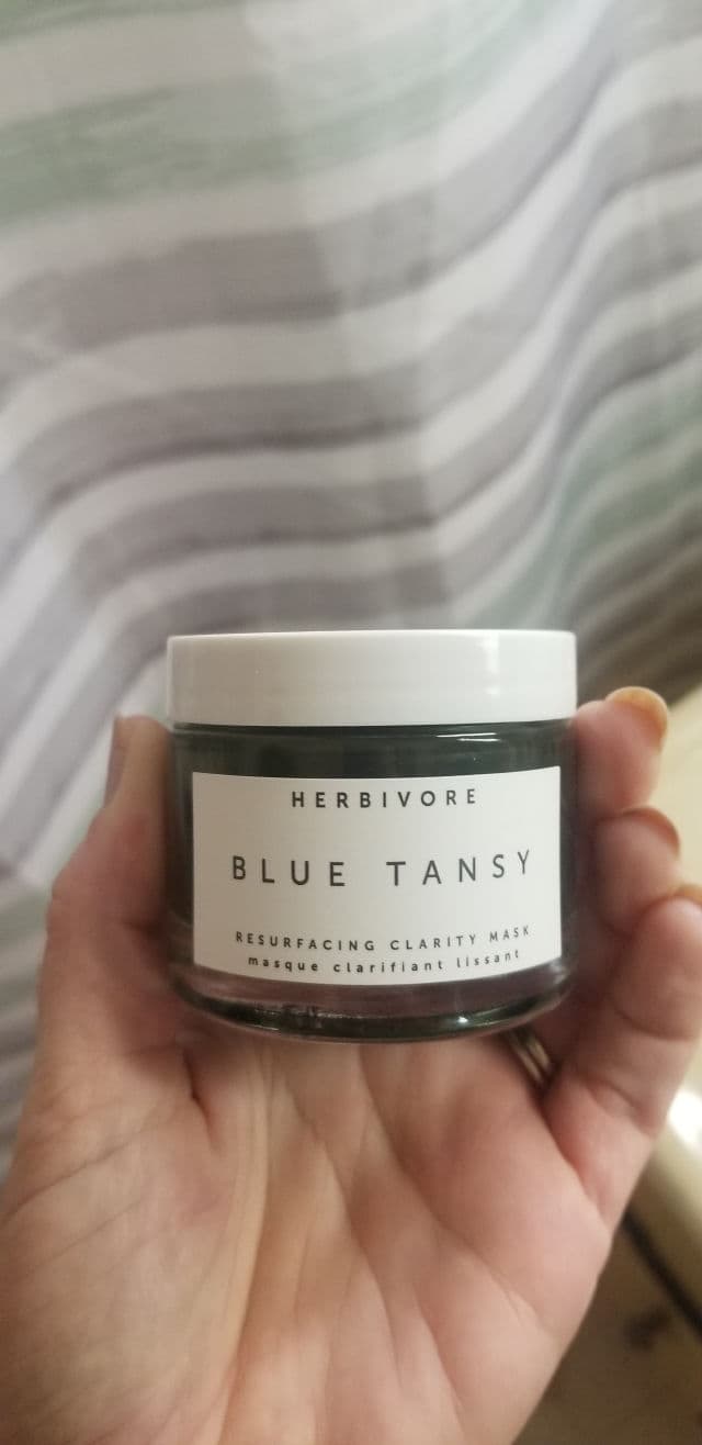 Herbivore Botanicals Blue Tansy AHA + BHA Resurfacing Clarity Mask review photo by MariePoston41