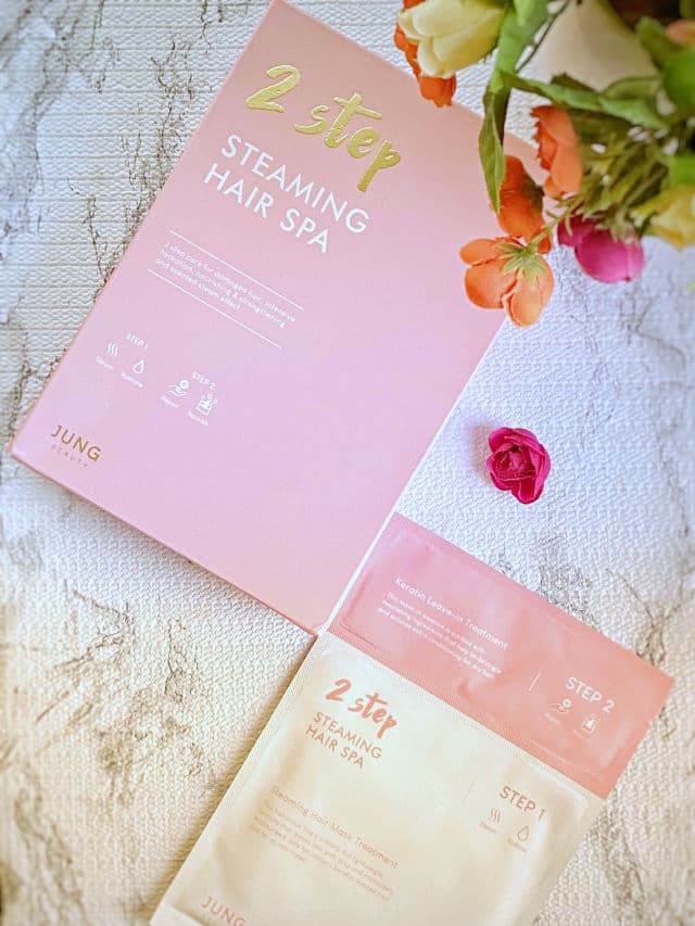 JUNG BEAUTY 2-Step Steaming Hair Spa - Step 1 (Hair Mask) review photo by Mayzeey