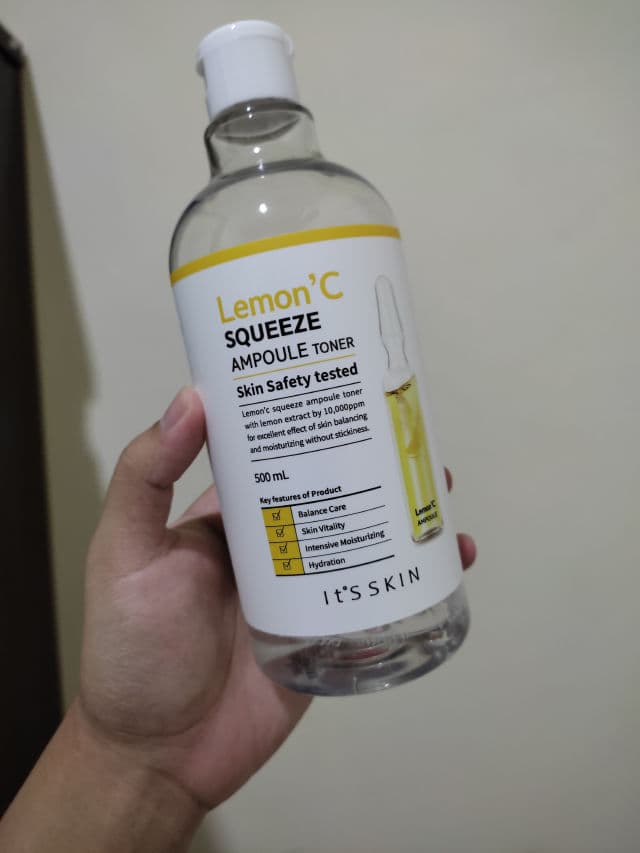 IT'S SKIN Lemon'C Squeeze Ampoule Toner review photo by McnChizz