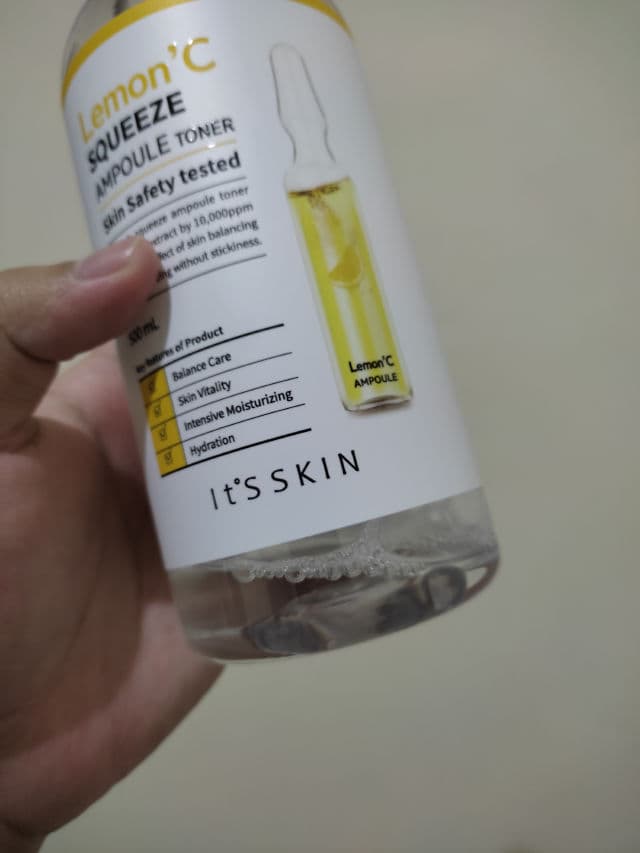 IT'S SKIN Lemon'C Squeeze Ampoule Toner review photo by McnChizz