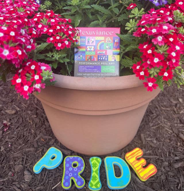 Exuviance Performance Peel AP25 Special Limited Edition 10-Year Anniversary Care with Pride Packaging review photo by MegD630