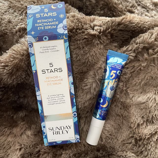 Sunday Riley 5 Stars Retinoid + Niacinamide Eye Serum review photo by MegD630