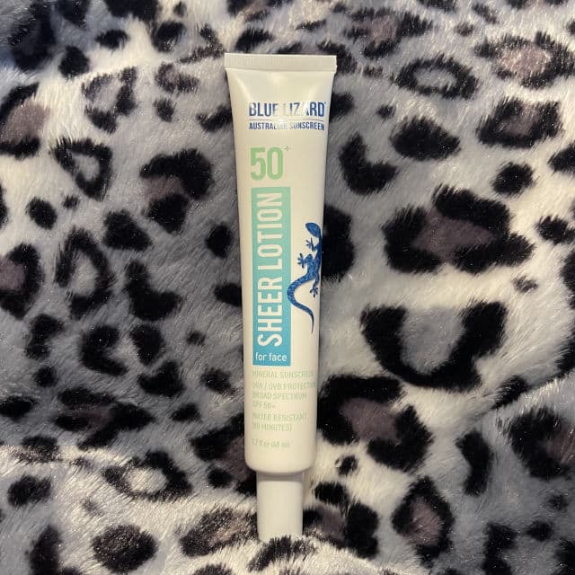 Blue Lizard Sheer Mineral Sunscreen Lotion for Face SPF 50+ review photo by MegD630
